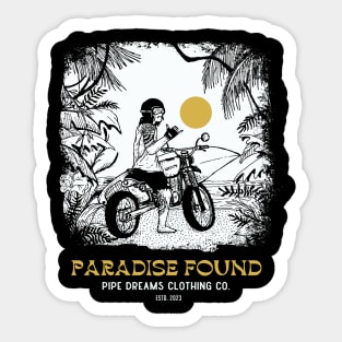Paradise Found Sticker